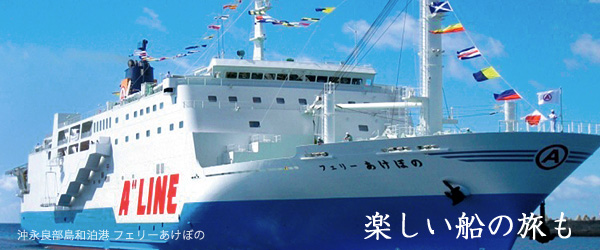 楽しい船の旅も